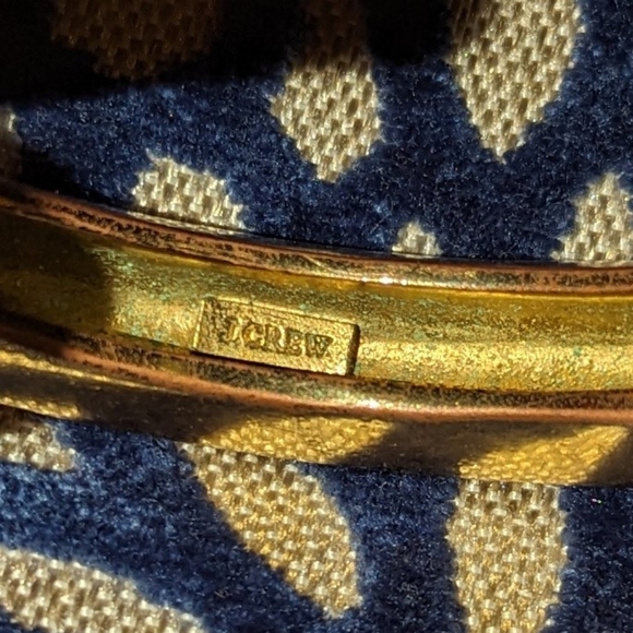 🫴 VTG Statement Gold Brass Cuff Bracelet Maximalist - Vintage? J.Crew - Picture 8 of 13
